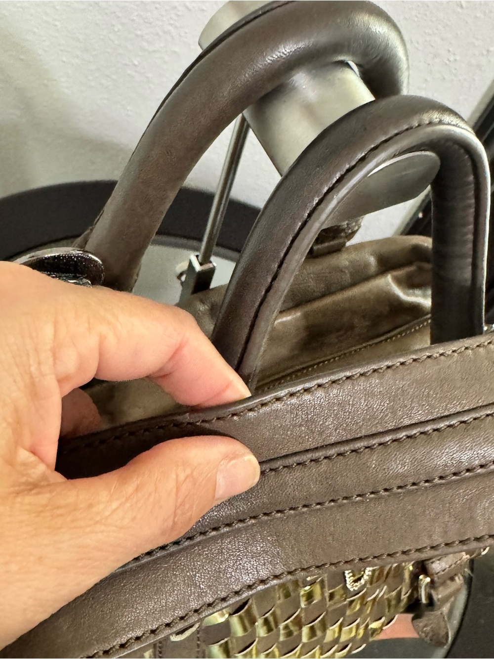 Marc Jacobs Metal Check Groovee Bag - Picture 8 of 16